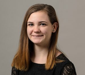 Cassidy Atkinson on Nov. 16, 2017. (Peter Morenus/UConn Photo)